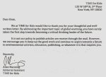 Evan TFK global warming letter